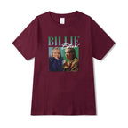 Celebrity Style Pure Cotton Short Sleeve Billie Printing T Shirt New Top