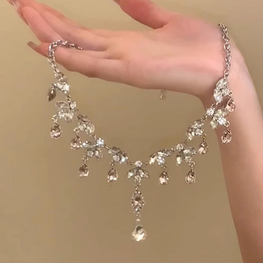 Star Custom 2025New Year's Exaggerated Punk Necklace y2k Irregular Subculture Hip-Hop Trend Unisex Niche Collarbone Chain