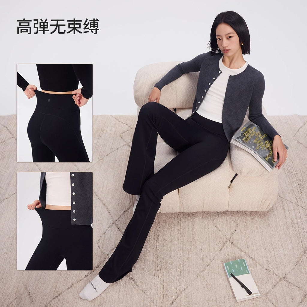 Custom Celebrity Design v2025New Autumn Winter Flared Shark Pants Slimming Yoga Fleece Casual Shark Pants