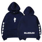 Same Style as Stars Billie Loose Fit Oversized Hoodie Sweatshirt for Singers