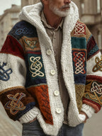 2025Hot Selling  Foreign Trade New Christmas3D Digital Printed Casual Zipper Hooded Jacket