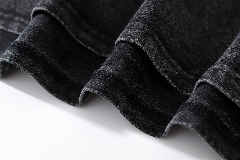 Celebrity Style American Retro Billie Singer Character Print Short Sleeve T Men's and Women's Street Style Short Sleeve T-Shirt