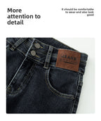 Rockstar Girlfriend High-Waist Cigarette Jeans - Noir Black