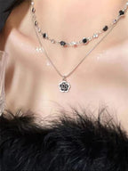 Star Custom 2025New Year's Exaggerated Punk Necklace y2k Irregular Subculture Hip-Hop Trend Unisex Niche Collarbone Chain