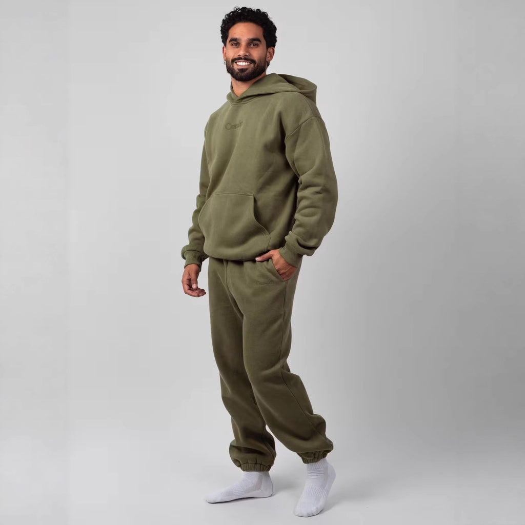 Fashionable Spring and Autumn New Style TK Amazon Exquisite Embroidered Casual Sports Hoodie Set for Men and Women