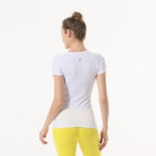 Star Custom SWIFT SPEED Yoga Clothes Women's Top Sexy Quick-Drying Gym Sports Morning Exercise Running Round Neck Short Sleeve TS