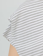 Star Custom Japanese Style New Model Lotte8Color Summer Stripes T Women's Cotton Loose Batwing Sleeve Knitted Top