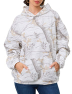 2025European and Autumn New Women's Fashion3d Digital Printed Camouflage Maple Leaf Sweatshirt Jacket