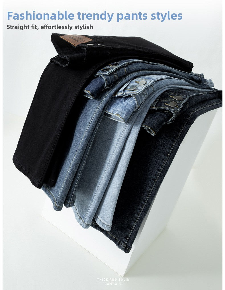 Rockstar Girlfriend High-Waist Cigarette Jeans - Noir Black