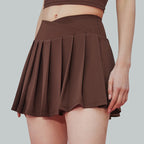 Pop-Punk Princess Pleated Mini Skirt - High Waist Tennis Core
