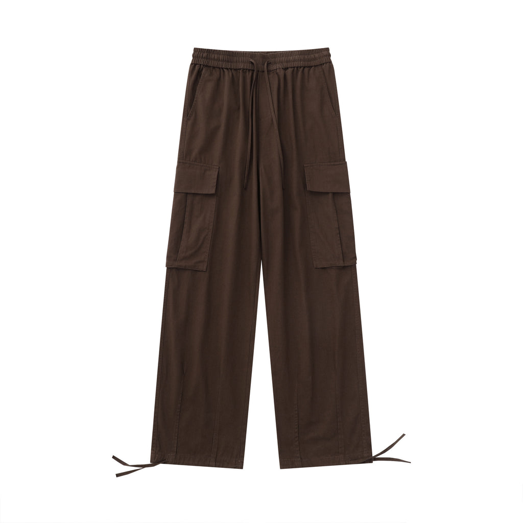 New Retro Cargo Pants Japanese Style Trendy Street Wide-Leg Pants Fashion Unisex Casual Pants Hot Girl