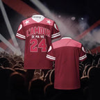 Same Style as Stars Billie Concert T T-shirt Football T Special Shirt T Short Sleeve Shirt Set