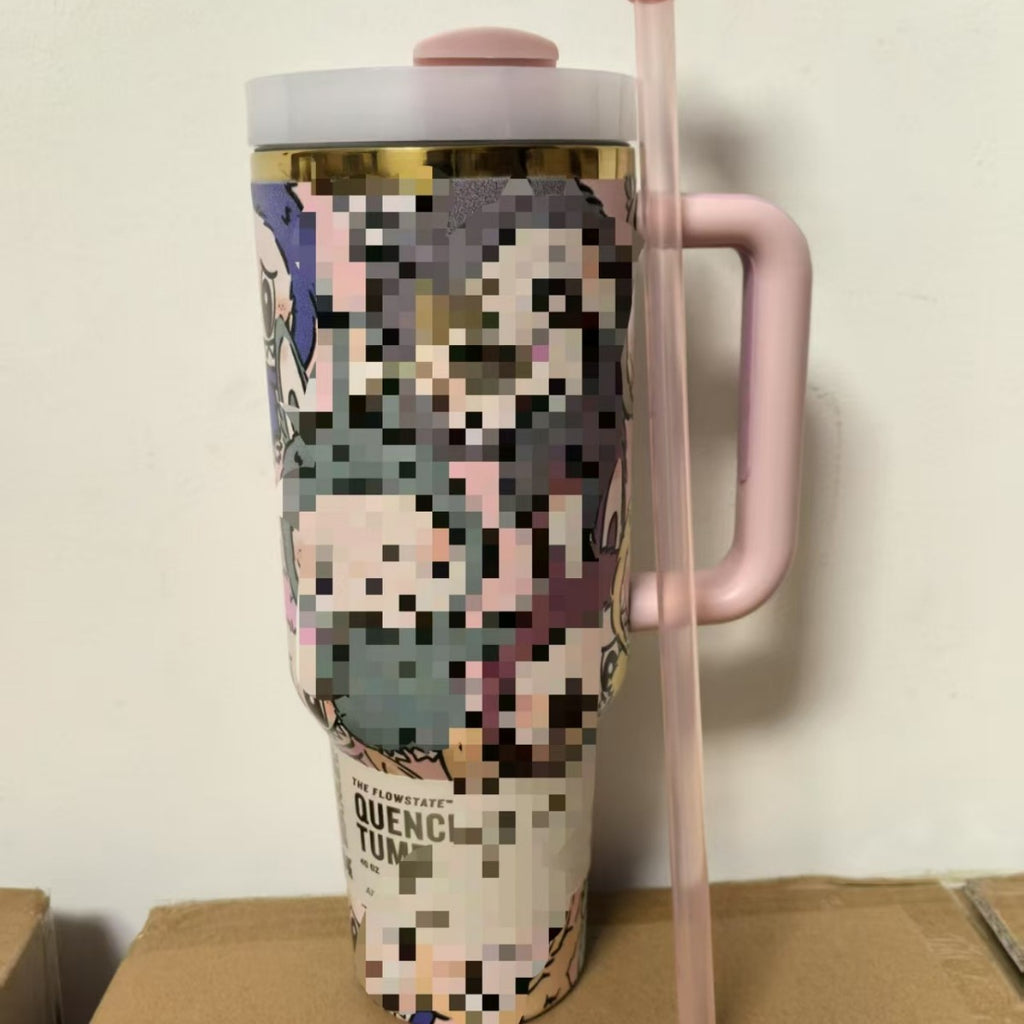 Star Custom stanley Stanley New340oz Large Capacity Car Cup Ice Block Cup304Stainless Steel Water Cup Thermos Cup