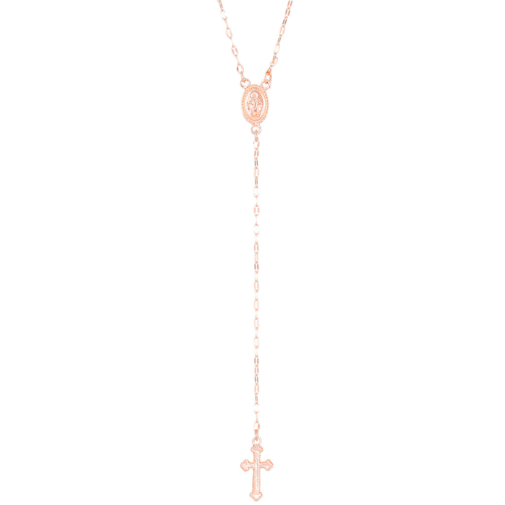 Celebrity Style Popular Cross Long Chain Necklace for Women Easter Trendy Jewelry Sexy Tassel Virgin Mary Pendant