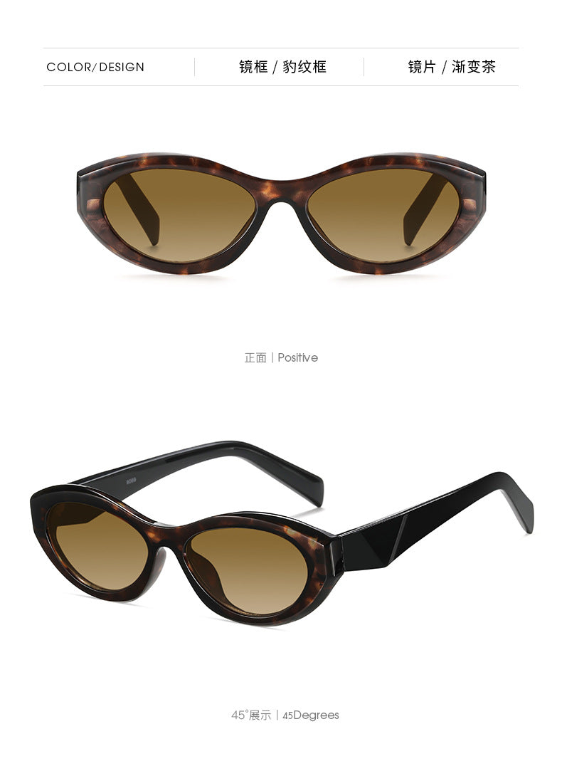 Cat Eye Sunglasses PA Same Style Personality Hot Girl Style Sunglasses Fashion Glasses9069Ultraviolet Ray