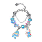 Hot Selling Sanrio Beaded Bracelet Cartoon Kuromi Labubu Beaded Bracelet Women's Accessories