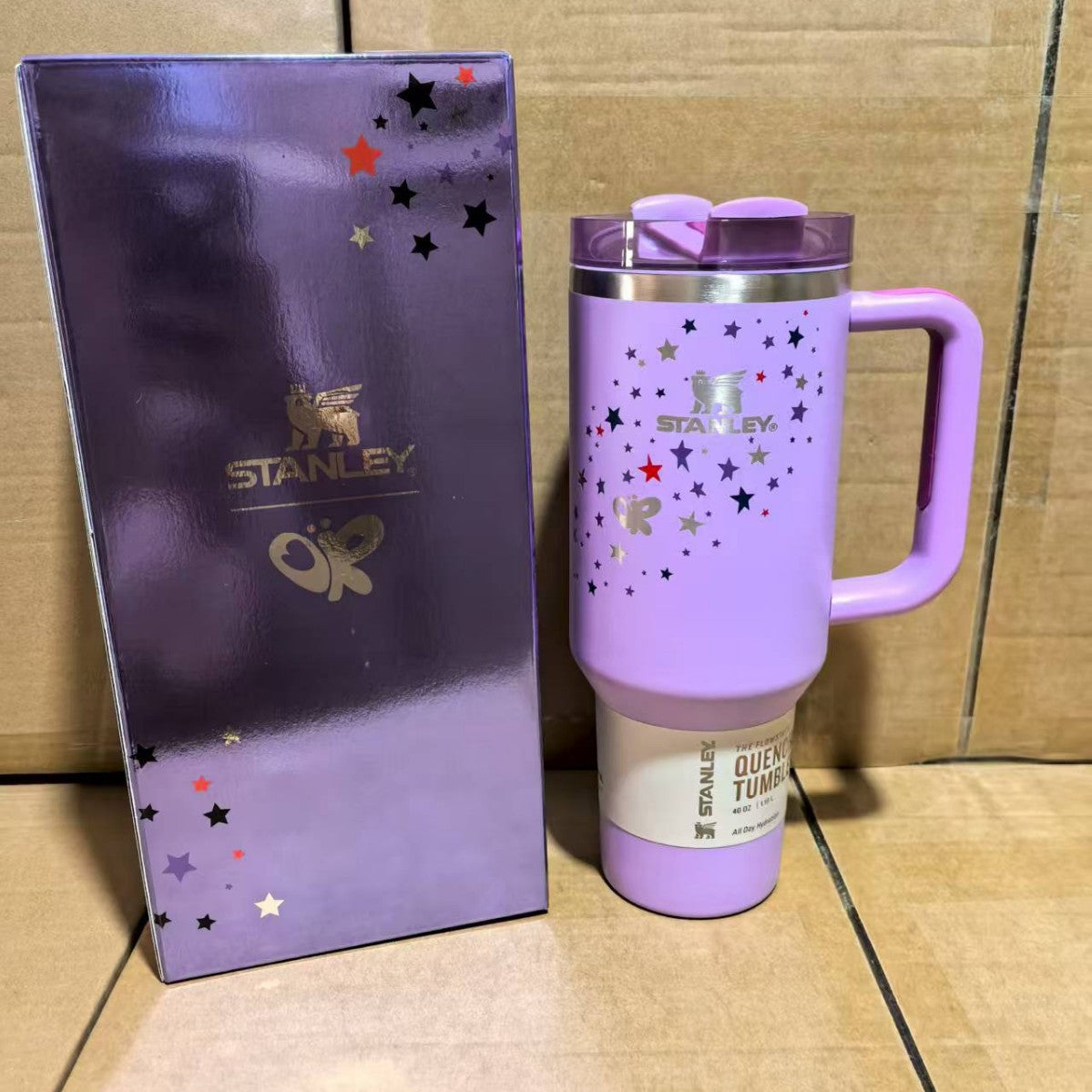 Star Custom stanley Stanley New340oz Large Capacity Car Cup Ice Block Cup304Stainless Steel Water Cup Thermos Cup