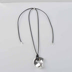 Star Custom New Mysterious Black Long Geometric Pendant Necklace for Women New Chinese Style Niche High-end Versatile Necklace Wholesale