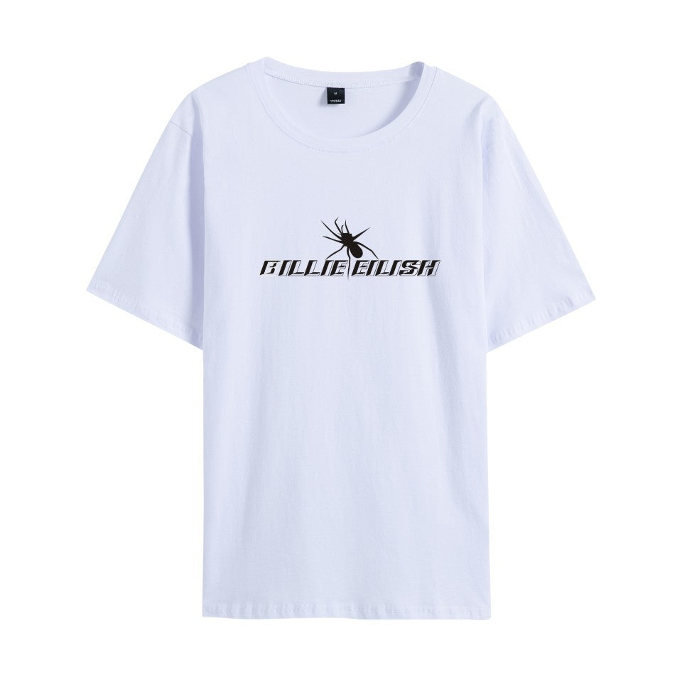 Celebrity Style Billy New Men's and Women's Round Neck Short Sleeve T Shirt