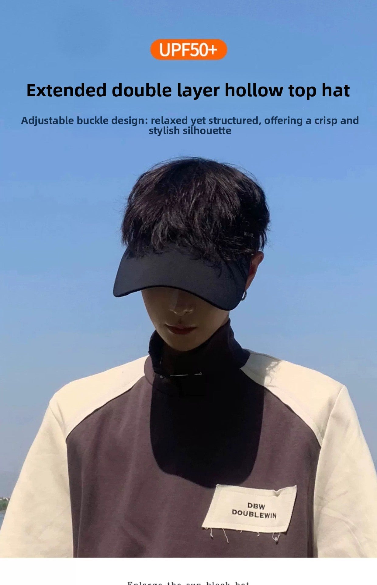 K-Pop Airport Style Sun Visor - UV Protection Sport Hat