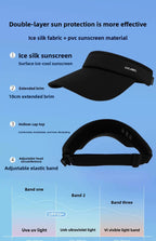K-Pop Airport Style Sun Visor - UV Protection Sport Hat