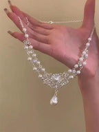 Star Custom 2025New Year's Exaggerated Punk Necklace y2k Irregular Subculture Hip-Hop Trend Unisex Niche Collarbone Chain