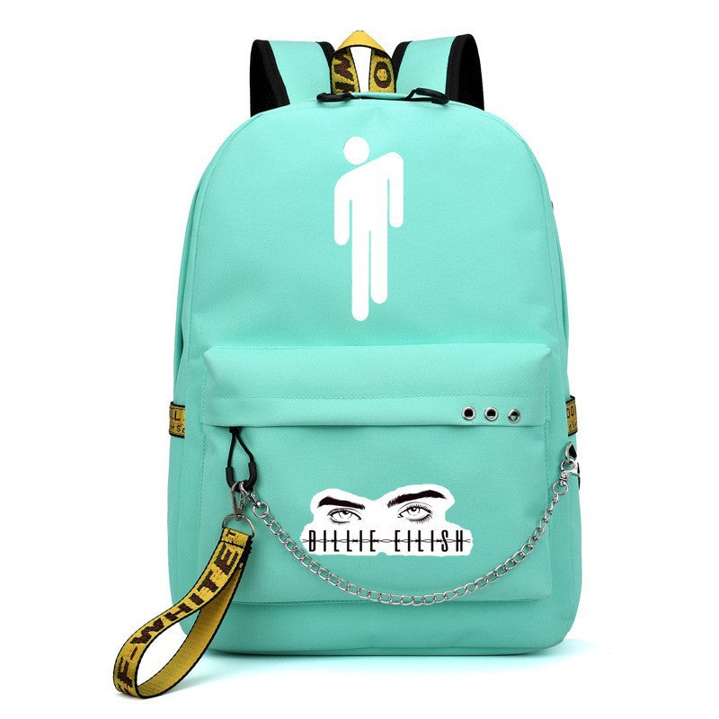 Same Style as Stars Billie Backpack Star l Empty USB Rechargeable Travel Backpack Student School Bag