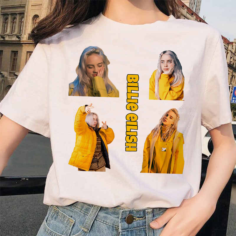 Same Style as Stars Billie Girl with a Pearl Earring World Famous Painting by Vermeer Short Sleeve T T-shirt Women's Bottoming Shirt