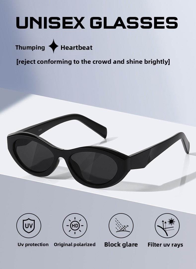Cat Eye Sunglasses PA Same Style Personality Hot Girl Style Sunglasses Fashion Glasses9069Ultraviolet Ray