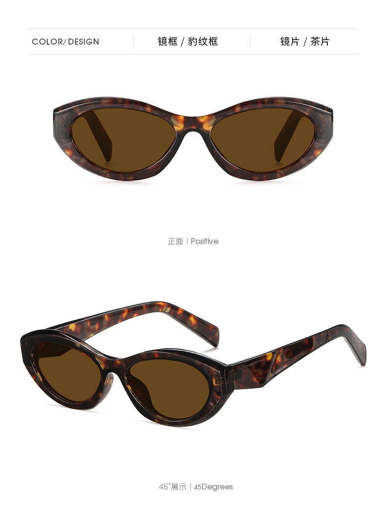 Cat Eye Sunglasses PA Same Style Personality Hot Girl Style Sunglasses Fashion Glasses9069Ultraviolet Ray