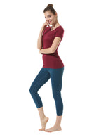 Star Custom SWIFT SPEED Yoga Clothes Women's Top Sexy Quick-Drying Gym Sports Morning Exercise Running Round Neck Short Sleeve TS