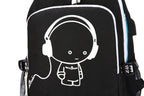 Celebrity Style Trend Billie Teenage Primary and Secondary School Students Schoolbag USB Men's and Women's Casual Backpack