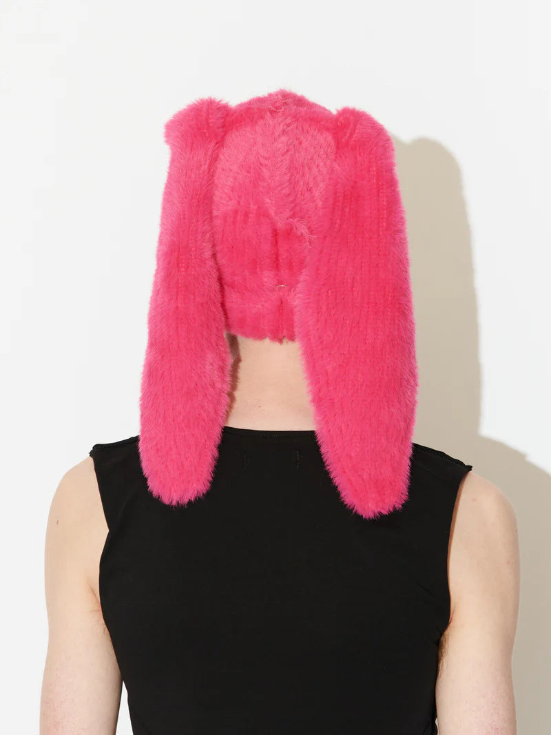 Viral E-Girl Bunny Ear Beanie - Y2K Anime Core Knit Hat