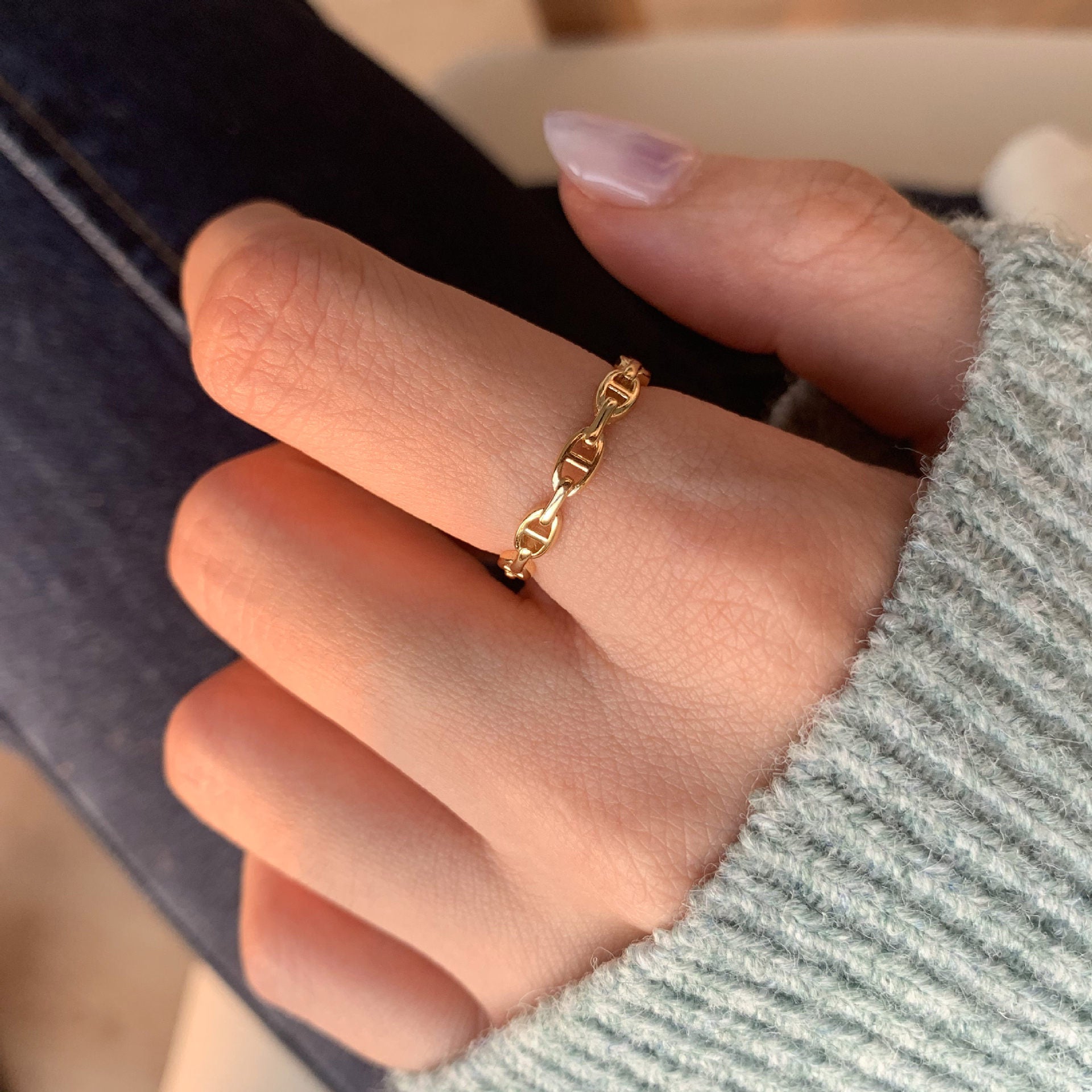 2026New design with high-quality texture925Index Finger Pure Silver Decorative Ring for Women, Light Luxury Niche ins Minimalist Style Personality Fashion Ring