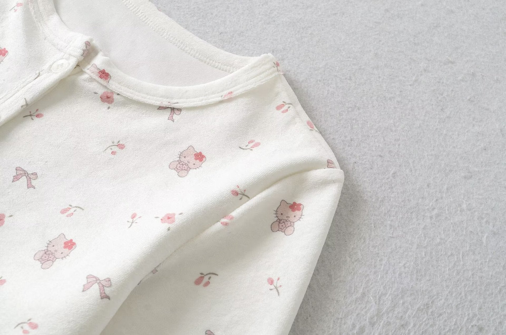 2025Autumn New Sexy Hot Girl Outfit Floral Fleece Sexy Cardigan Slim Fit Slimming Jacket