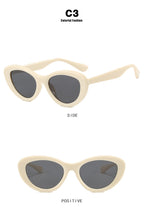 "Bad Idea" Retro Cat-Eye Shades - Vintage Striped Frame