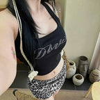 "Vampire" Era Leopard Print Mini Skirt - 90s Riot Grrrl Style