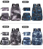 Celebrity Style Trendy European and American Billie Pencil Bag Shoulder Backpack Three-piece School Bag