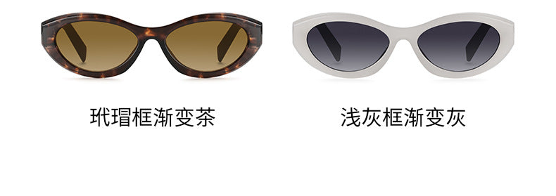 Cat Eye Sunglasses PA Same Style Personality Hot Girl Style Sunglasses Fashion Glasses9069Ultraviolet Ray