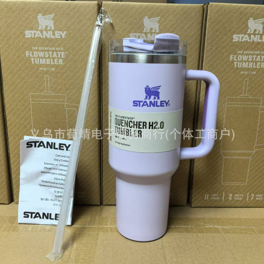 Star Custom stanley Stanley New340oz Large Capacity Car Cup Ice Block Cup304Stainless Steel Water Cup Thermos Cup