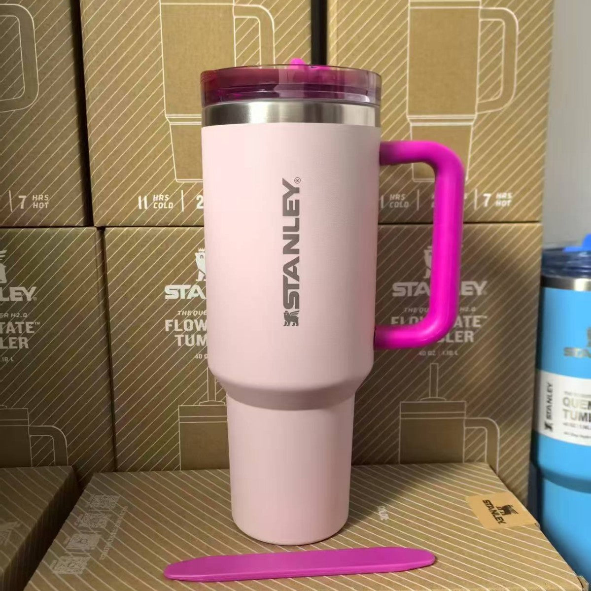 Star Custom stanley Stanley New340oz Large Capacity Car Cup Ice Block Cup304Stainless Steel Water Cup Thermos Cup