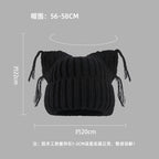 Same Style as Stars2025Winter Essential Cat Ear Tassel Hat for Women, Thickened Warm Knitted Hat, Fashionable Versatile Autumn Winter Cute Quality Style