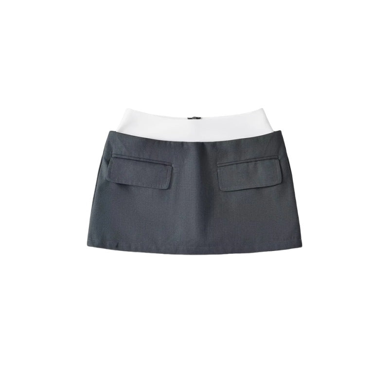 Y2K Patchwork Micro Mini Skirt - Retro Colorblock Edit