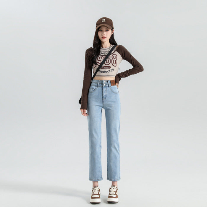 Rockstar Girlfriend High-Waist Cigarette Jeans - Noir Black