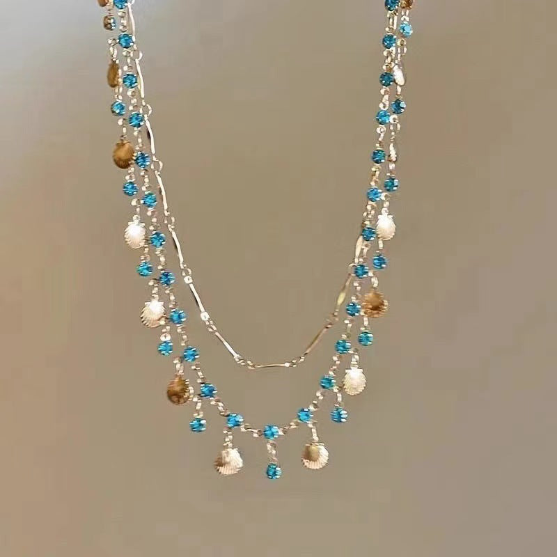 Star Custom 2025New Year's Exaggerated Punk Necklace y2k Irregular Subculture Hip-Hop Trend Unisex Niche Collarbone Chain