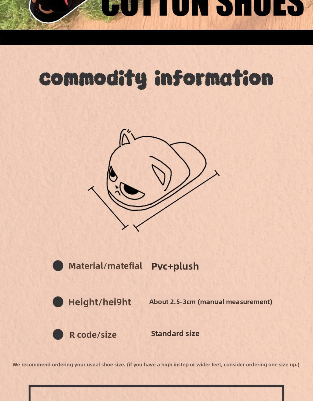 "Mood" Grumpy Cat Plush Slippers - Kawaii Gamer Girl Essential