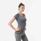 Star Custom SWIFT SPEED Yoga Clothes Women's Top Sexy Quick-Drying Gym Sports Morning Exercise Running Round Neck Short Sleeve TS