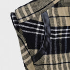 90s Grunge Plaid Maxi Skirt - "Brutal" MV Aesthetic