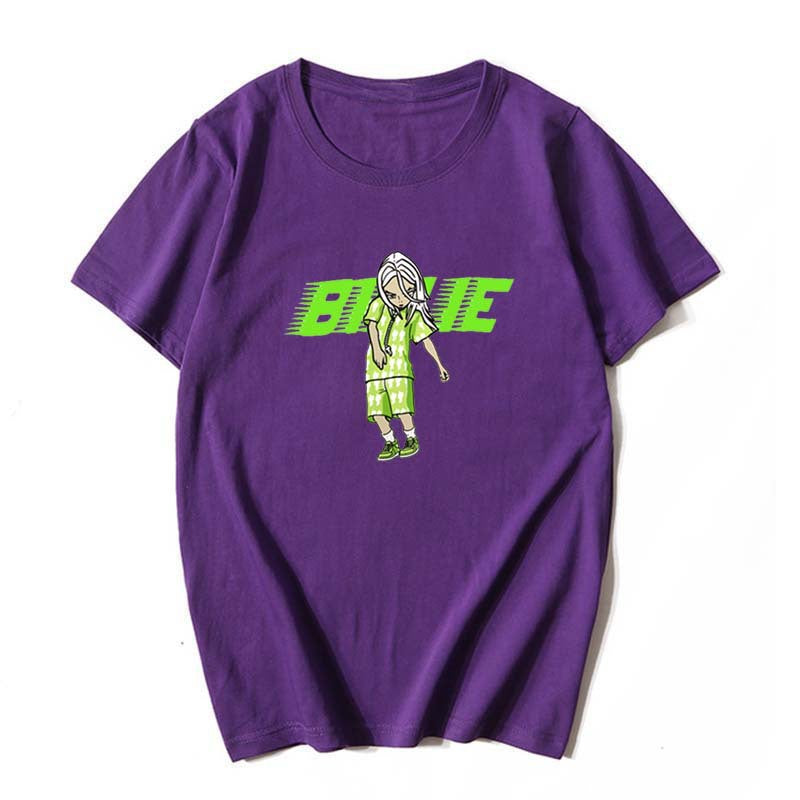 Same Style as Stars Billie Series of Unique Trendy Styles Short Sleeve T Shirt