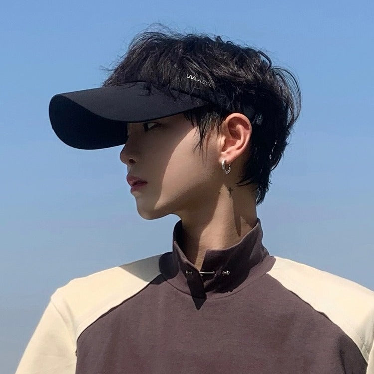 K-Pop Airport Style Sun Visor - UV Protection Sport Hat